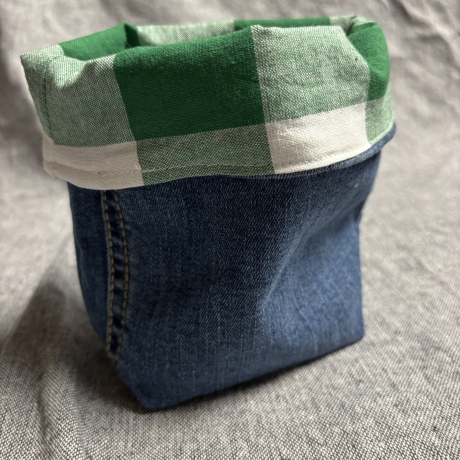 Wende Utensilo aus Jeans und Stoffen - 10 -