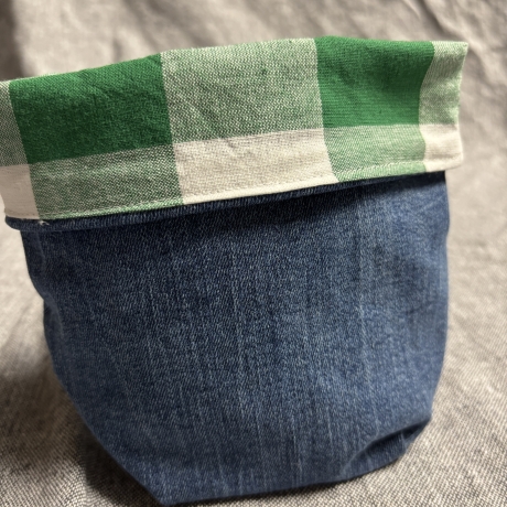 Wende Utensilo aus Jeans und Stoffen - 10 -