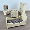 Maileg Puppenhaus Möbel Schlafzimmer Set | Miniatur Bett Schrank