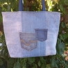 Jeans Upcycling Shopper | Einkaufstasche | Unikat | Innentasche