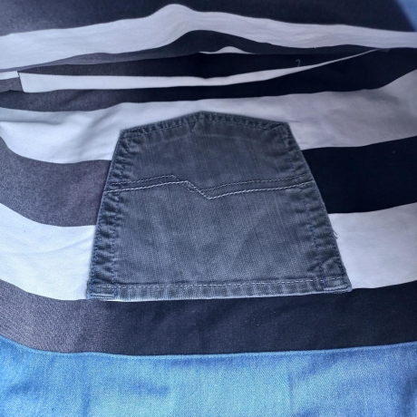 Jeans Upcycling Shopper | Einkaufstasche | Unikat | Innentasche