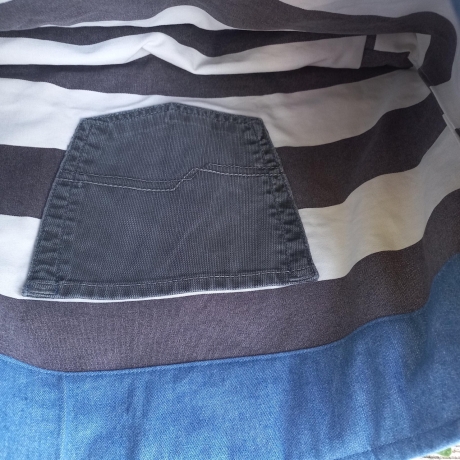 Jeans Upcycling Shopper | Einkaufstasche | Unikat | Innentasche