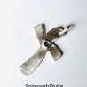 Asymmetrisches Kreuz „Aquamarin“