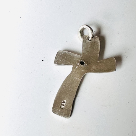 Asymmetrisches Kreuz „Aquamarin“