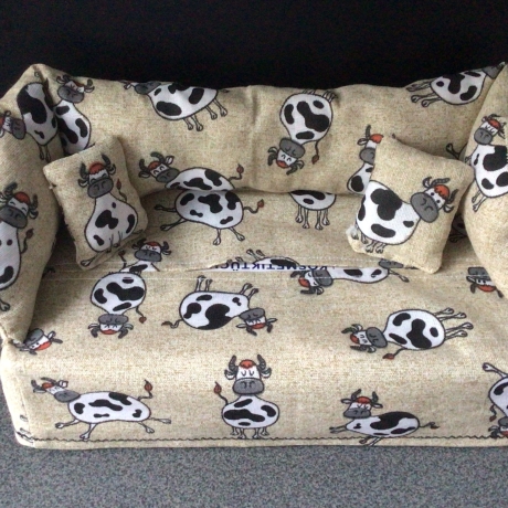Deko-Sofa KosmetikboxSofa TaschentücherboxSofa - Kühe