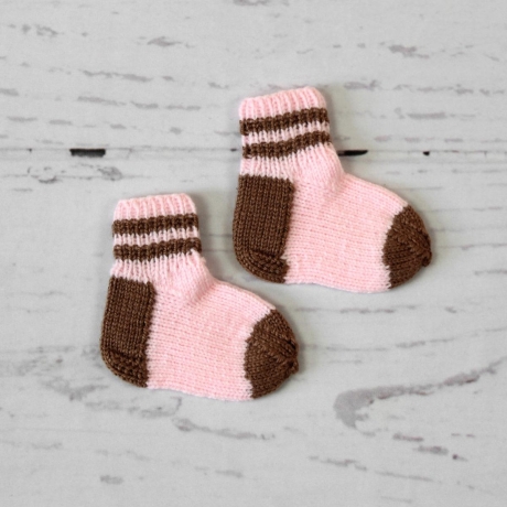 gestrickte Babysocken ~ Gr.68/74 | Gr.17/18 | Babystricksocken