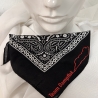 Halstuch Team Dampflok Bandana schwarz Eisenbahn