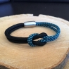 Knotenarmband Paracord mit Edelstahlmagnetverschluß