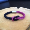 Knotenarmband Paracord mit Edelstahlmagnetverschluß
