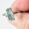 Offener Silberring „Aquamarin-Kristall“