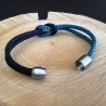 Knotenarmband Paracord mit Edelstahlmagnetverschluß