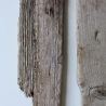 Treibholz Schwemmholz Driftwood  2  Bretter Regal  43- 58 cm 