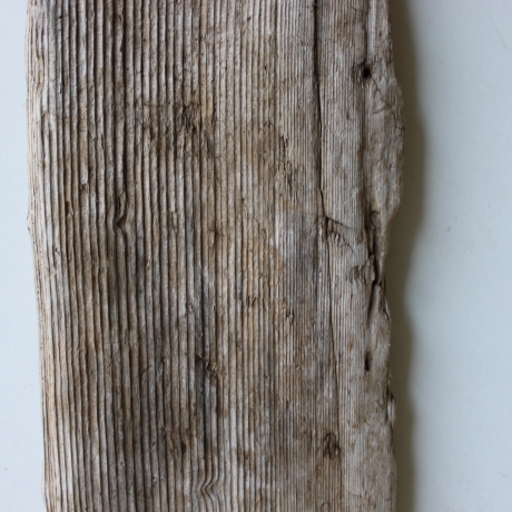 Treibholz Schwemmholz Driftwood 1 flache Skulptur  35 cm 