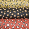 beschichtete Baumwolle Leo terracotta rot Leomuster Poppy Fabrics