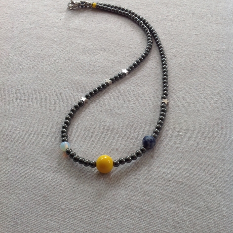Kette 'Sonne, Mond, Sterne und Erde'