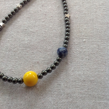 Kette 'Sonne, Mond, Sterne und Erde'