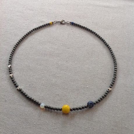 Kette 'Sonne, Mond, Sterne und Erde'
