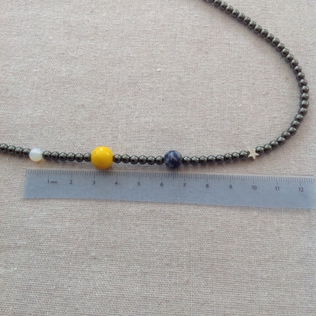 Kette 'Sonne, Mond, Sterne und Erde'