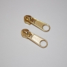 Zipper gold Schieber ab 2 St. 5mm Schiene Endlos-Reißverschluss