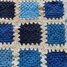 Gehäkelte Granny Square Kniedecke- Kinderdecke - 13 -