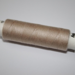 2x Nähgarn camel beige chamomille 100 m - Polyester Garn