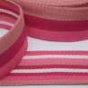 Gurtband 40 mm Streifen pink rosa gestreift