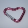 Karabiner Herz ROSA Karabinerhaken Aluminium rosa