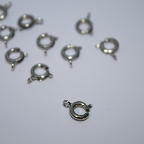 Federring Schmuck Verschluss 10,3mm silber ab 10 Stück Mini