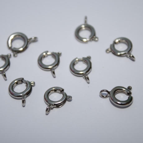 Federring Schmuck Verschluss 10,3mm silber ab 10 Stück Mini
