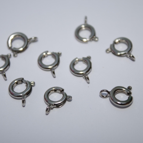 Federring Schmuck Verschluss 10,3mm silber ab 10 Stück Mini