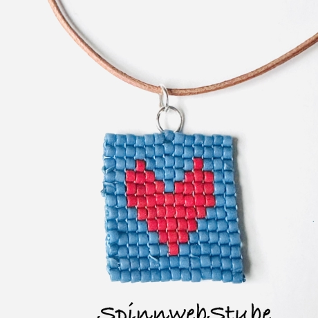 Perlenanhänger „Herz“