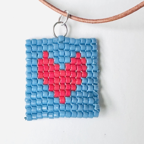 Perlenanhänger „Herz“