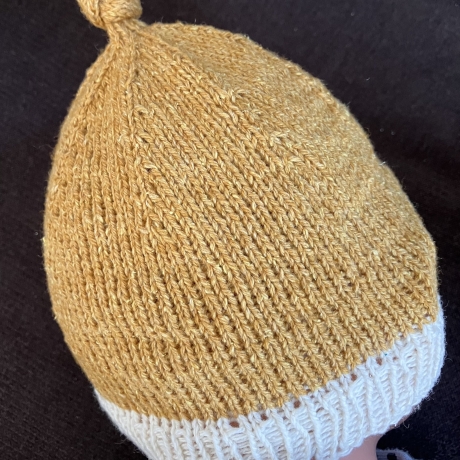Handgestrickte Babymütze, passend ca 36-42cm Kopfumfang