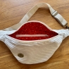 Bauchtasche,Hüfttasche aus Cordstoffen Innenfach mit RV, 6 Farben