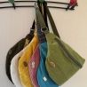 Bauchtasche,Hüfttasche aus Cordstoffen Innenfach mit RV, 6 Farben