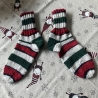 Handgestrickte  Socken Gr. 34/35