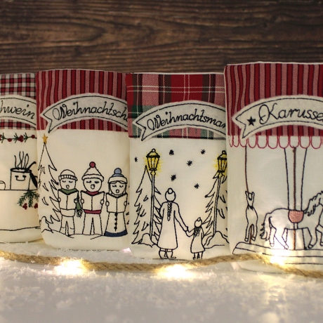 Adventskalender voller Stickdateien 2025