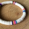 „Sommerzeit“ Tolles elastisches Katsukiperlen-Armband