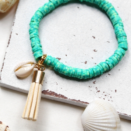 Beach Vibes • Armband Muschel | Armschmuck | Kauri | Boho