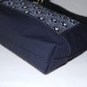 Umhängetasche Damen/Handtasche/Schultertasche/schwarz Gold