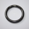 Rundkarabiner gunmetall schwarz-silber 44 mm / 32 mm Prym 35 mm