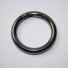 Rundkarabiner gunmetall schwarz-silber 44 mm / 32 mm Prym Ring