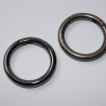 Rundkarabiner gunmetall schwarz-silber 44 mm / 32 mm Prym 35 mm