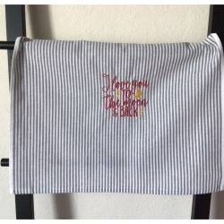 Geschirrtuch mit Spruch Geschenk Einzigartig - „I love you….“