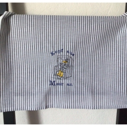 Geschirrtuch mit Spruch Geschenk Einzigartig - „Kopf aus -Meer …“