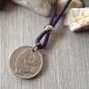 Kette mit altem 50-Pfennig-Stück  / Jubiläum / Vintage