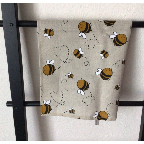 Geschirrtuch + pass.Topflappen GeschenkSet Einzigartig - Bienen