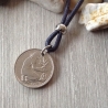 Kette mit altem 50-Pfennig-Stück  / Jubiläum / Vintage
