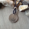 Kette mit altem 50-Pfennig-Stück  / Jubiläum / Vintage