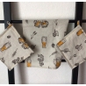 Geschirrtuch + pass.Topflappen GeschenkSet Einzigartig - Bier
